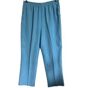 Adeline By Alfred Dunner Womens pants size 16 New 100% Polyester but Suede feel